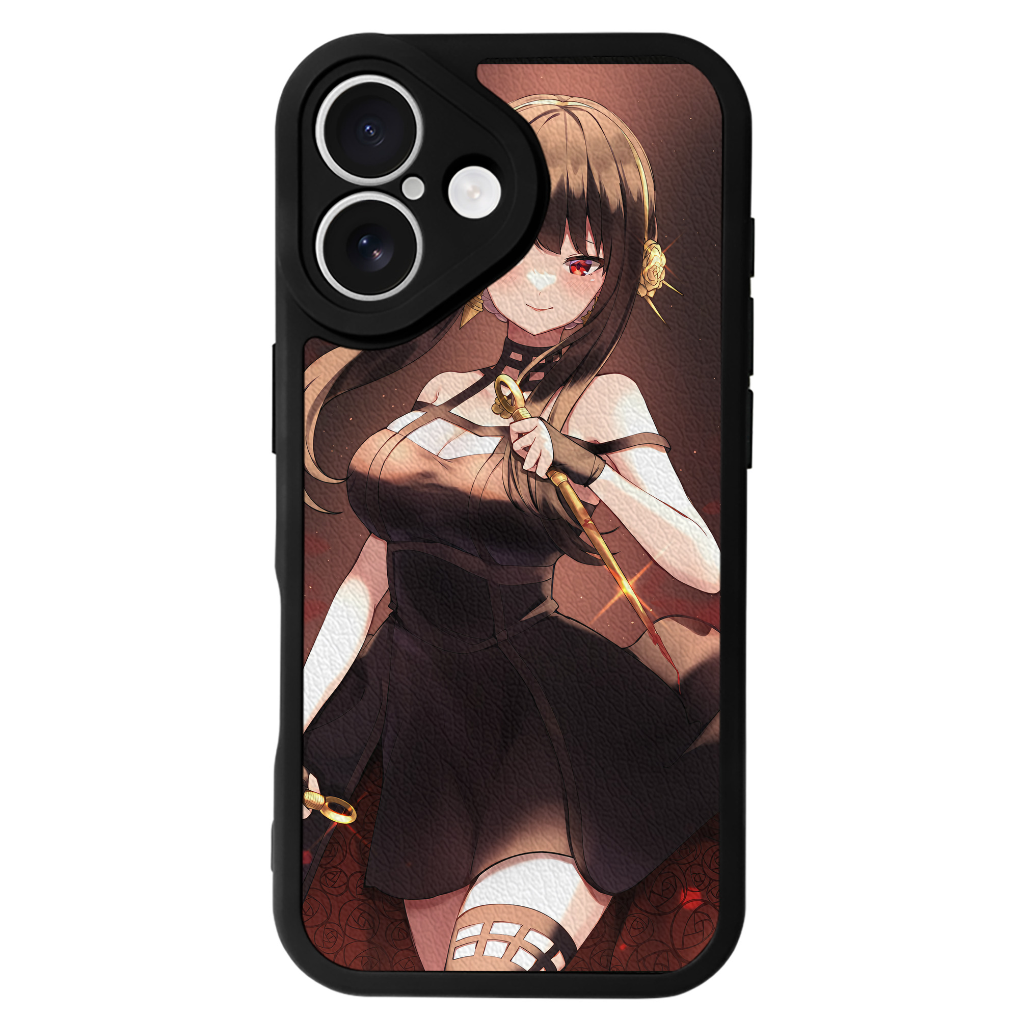 （画像用） SPY×FAMILY间谍家家酒 【iPhone 16シリーズ対応】シリコンスマホケース（レザー調） 材質：シリコン